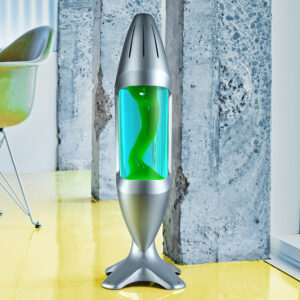 Mathmos io silver giant lava lamp
