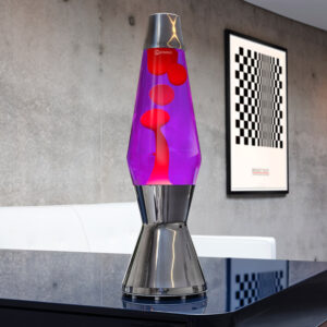 mathmos astro original lava lamp violet red main