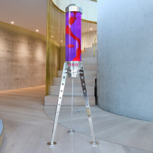 mathmos saturn giant lava lamp violet red main