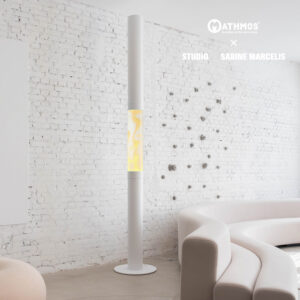 Mathmos_x_Sabine_Marcelis_giant_column_lava_lamp_peach