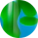Select Blue with Green Lava