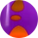 Select Violet with Orange Lava