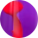 Select Violet with Red Lava